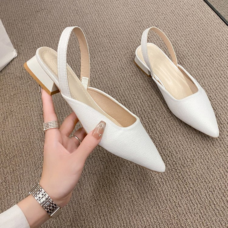 Women's Fashion Personality Solid Color Sandals