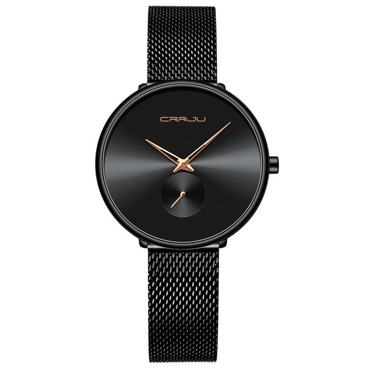 Women's Stainless Steel Strap Mesh Strap Watch Simple