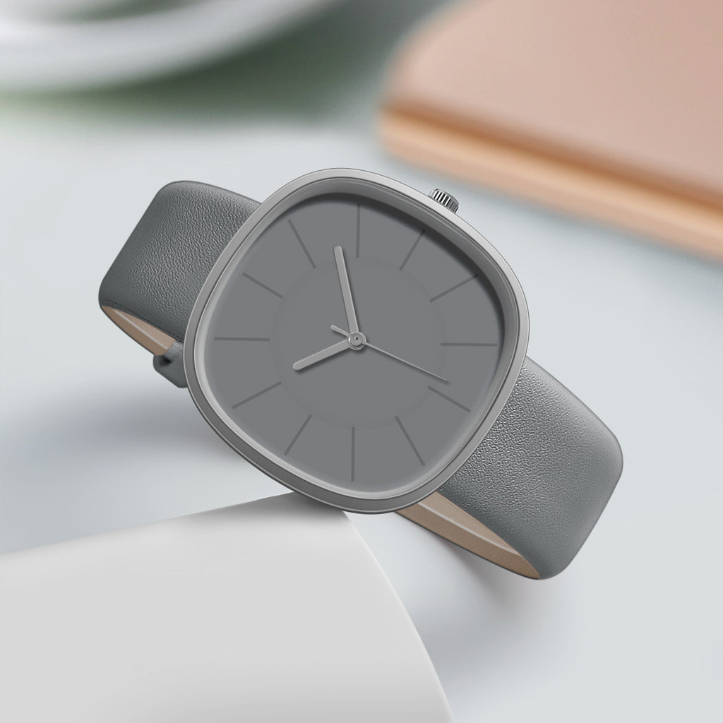 Chic Matte Silicone Timepiece | Modern Square Aesthetic