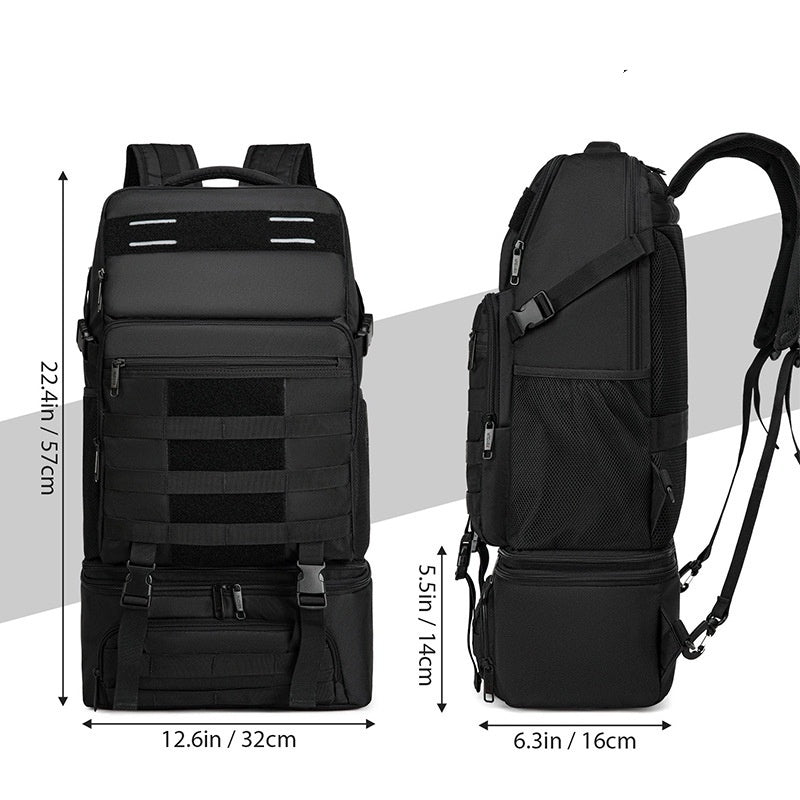 Polyester Men's Oversized Casual Outdoor Backpack