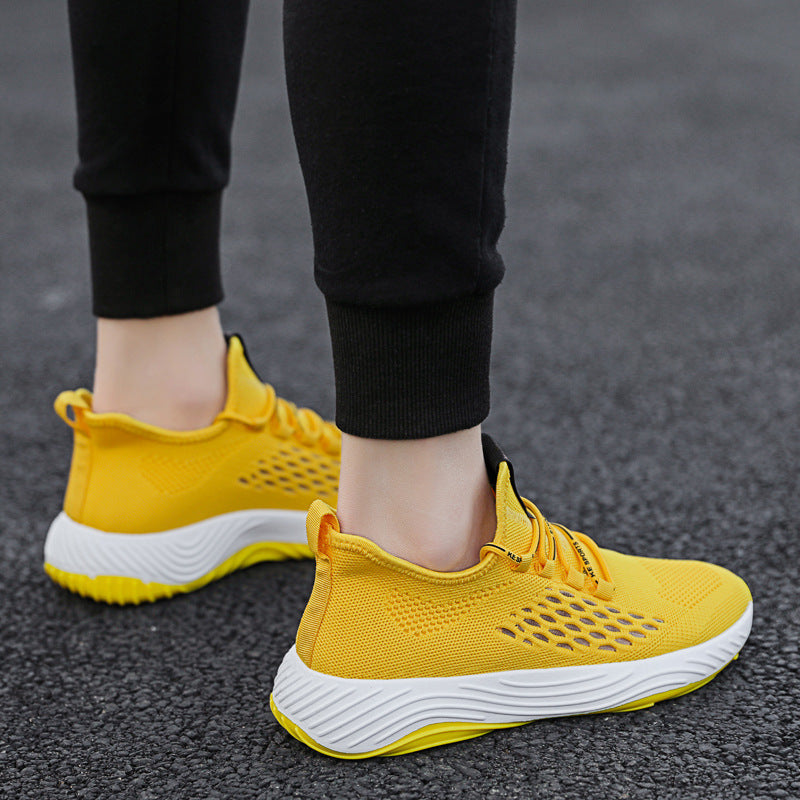 Feizhi New Wild Mesh Running Student Sports Leisure Trendy Shoes Travel Shoes Men