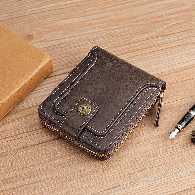 Men's Wallet Short Style European And American Fashion