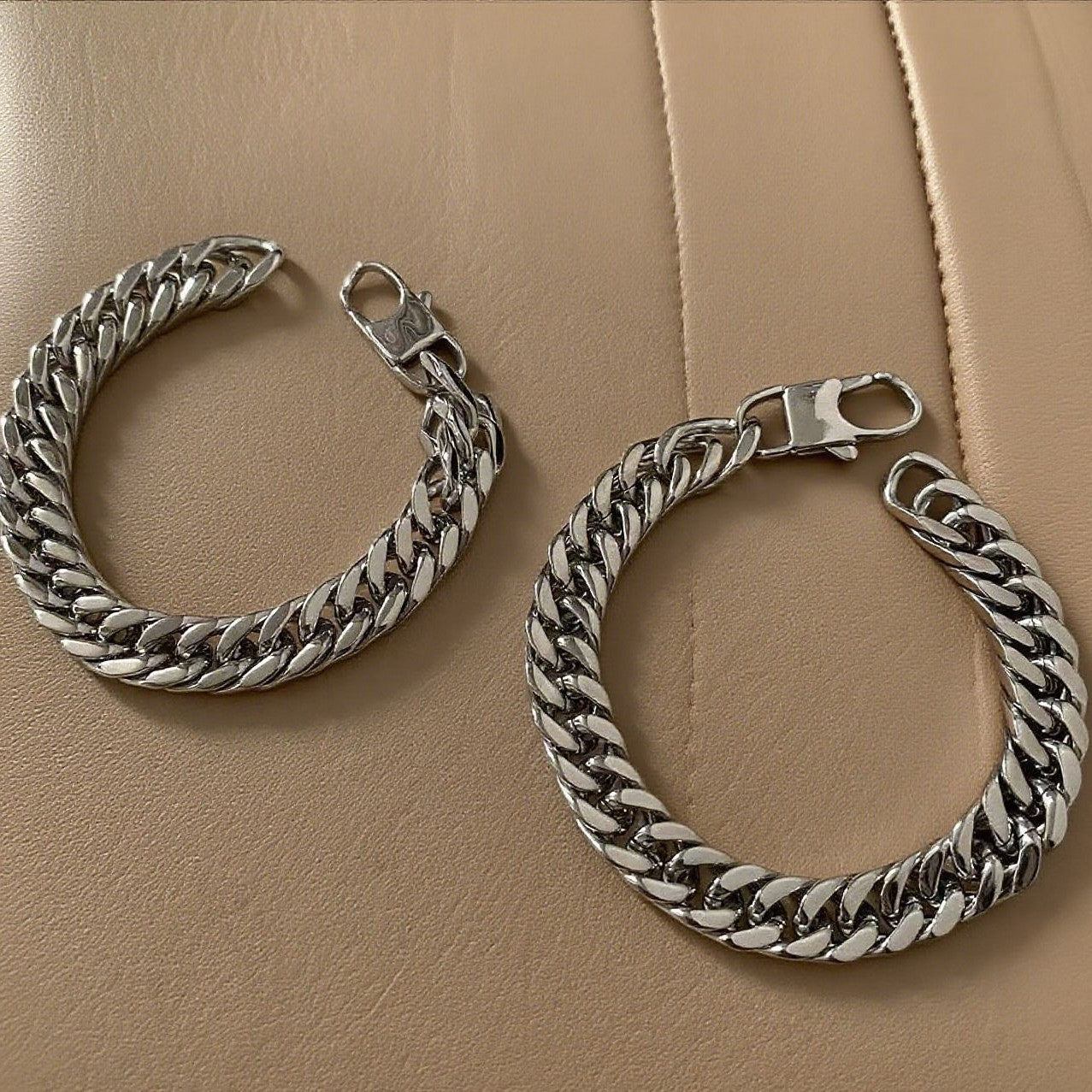 Mens Trendy Titanium Steel Bracelet That Wont Fade