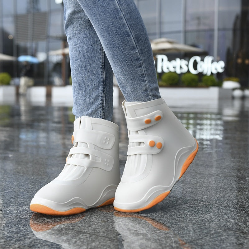 Men's And Women's Waterproof Shoe Cover Silicone Non-slip Wear-resistant