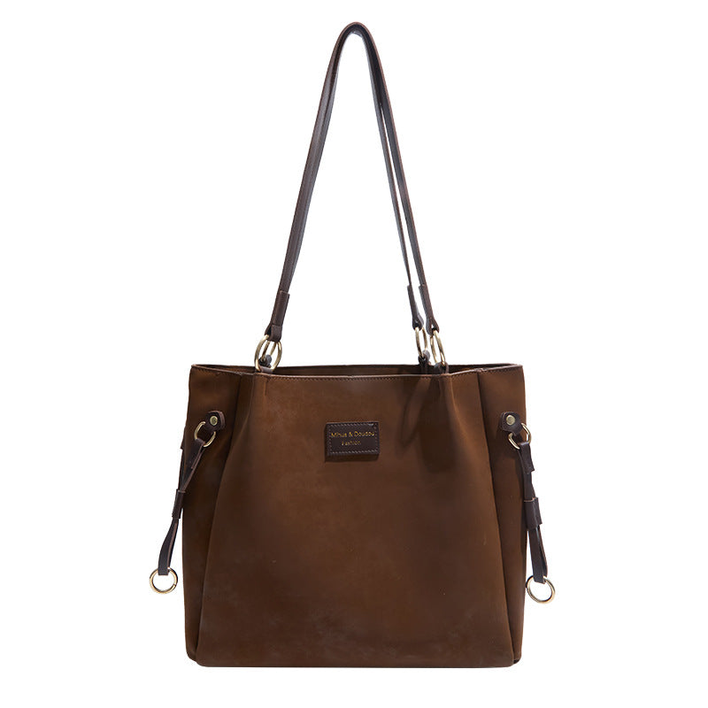 Fashionable High-capacity Versatile Commuter Shoulder Bag