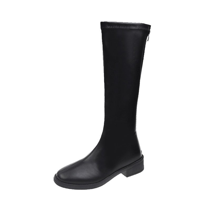Slimming Rider Boots Korean-Style Stretchy Figure-Hugging Womens Boots