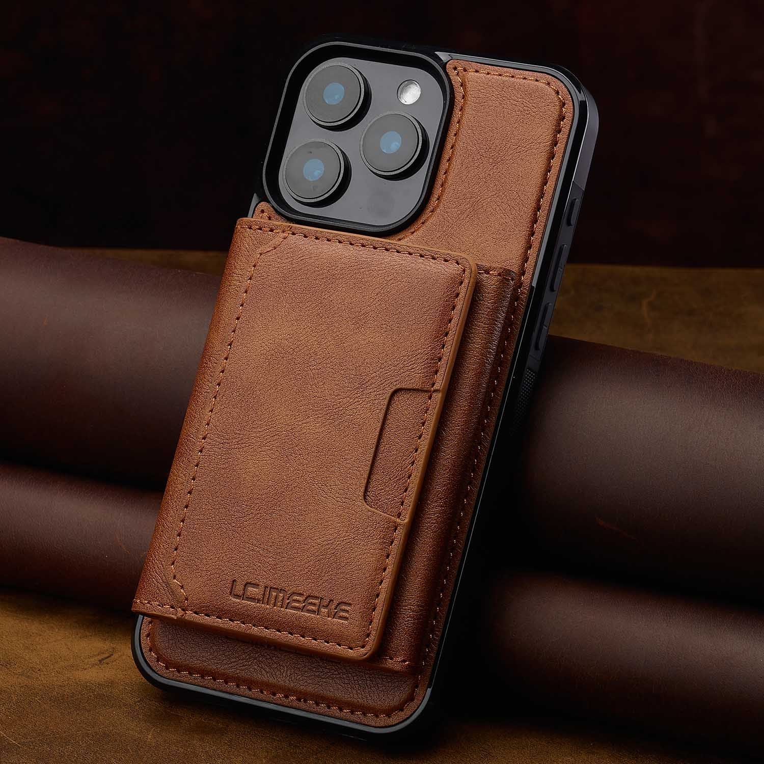 Magnetic Card Holder Anti-skimming Phone Case