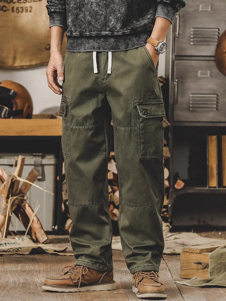 Men's Casual Straight-leg Workwear Pants