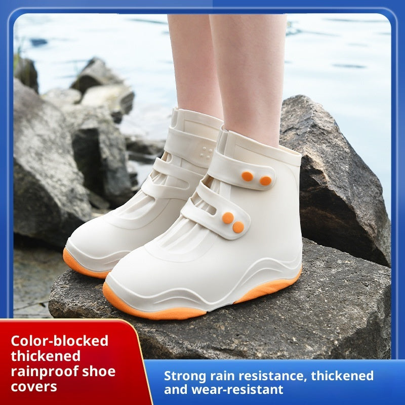 Men's And Women's Waterproof Shoe Cover Silicone Non-slip Wear-resistant