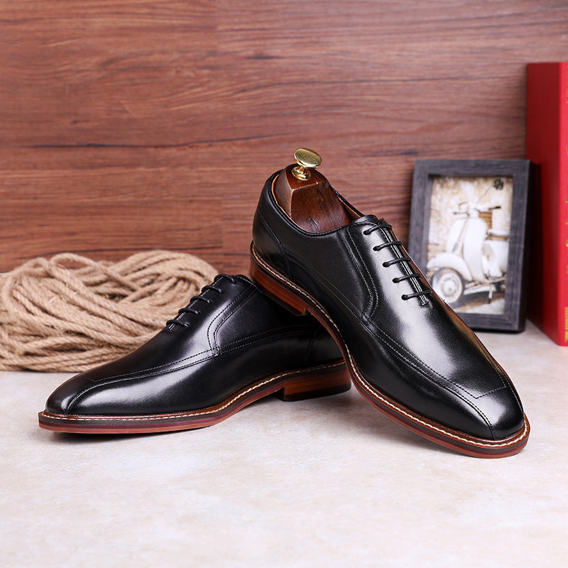 Rubber Outsole Business Casual Men's Shoes