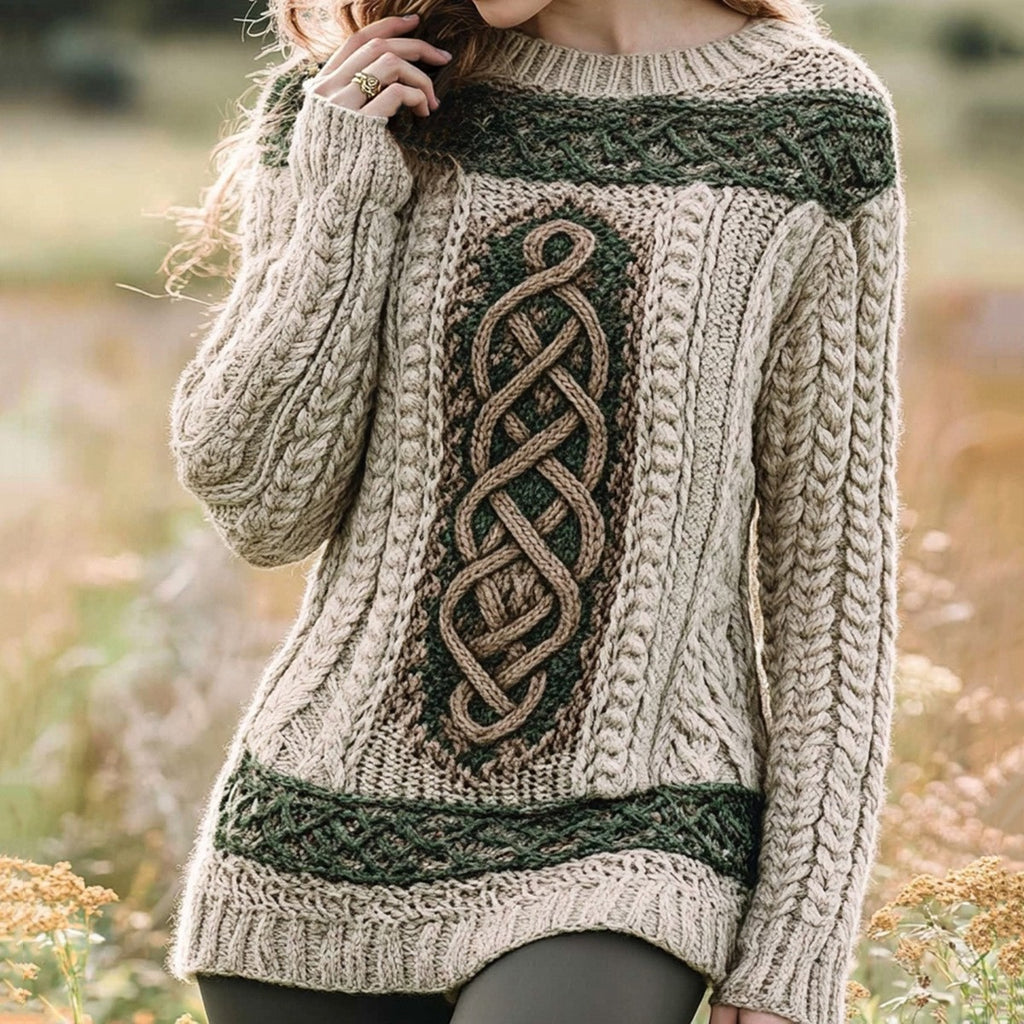 Stylish Personalized Casual Womens Wear With A Crew Neck And Long Sleeves