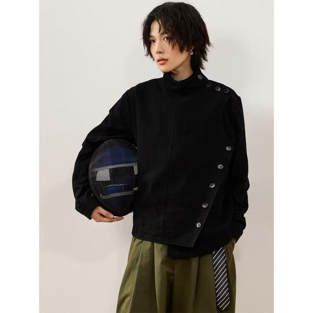 Solid Color Minimalist Style Casual Versatile Jacket