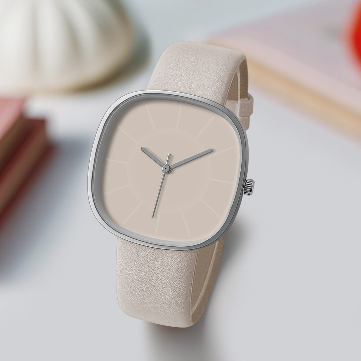 Chic Matte Silicone Timepiece | Modern Square Aesthetic