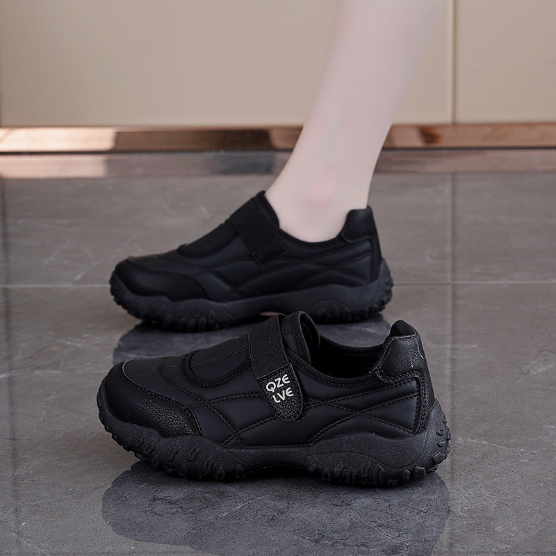Womens Round-Toe Velcro Casual Sports Mary Jane Shoes