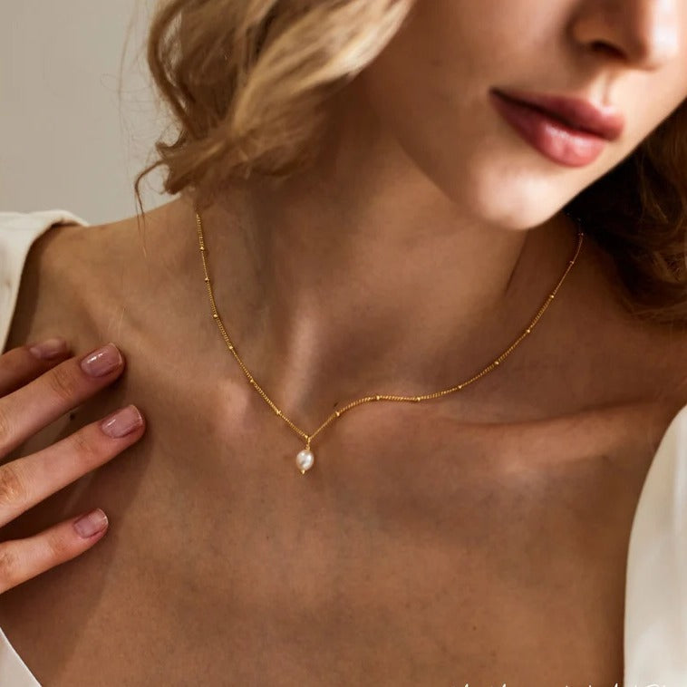 European And American-style 18K Stainless Steel Necklace That Wont Fade