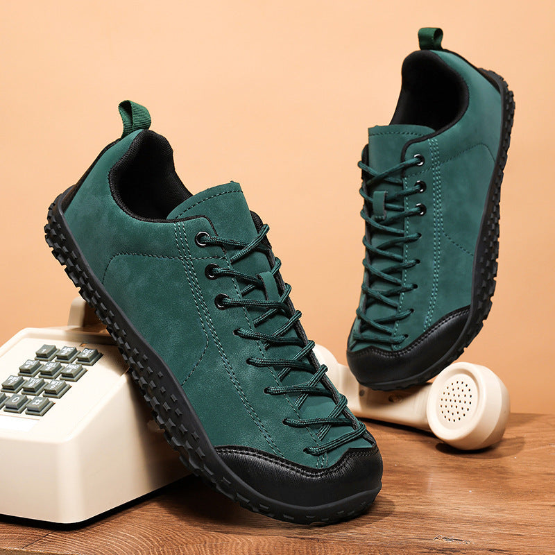 Large Size German Training Shoes Wide Toe Outdoor Hiking Shoes Bare Feet Casual Shoes