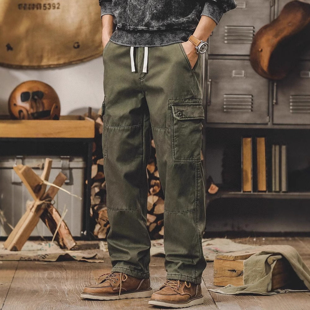 Men's Casual Straight-leg Workwear Pants