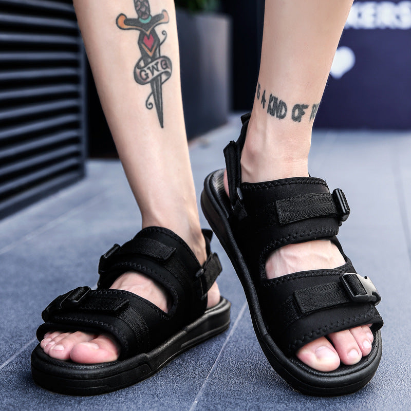 New Two-wear Men's Soft Bottom Casual Slippers