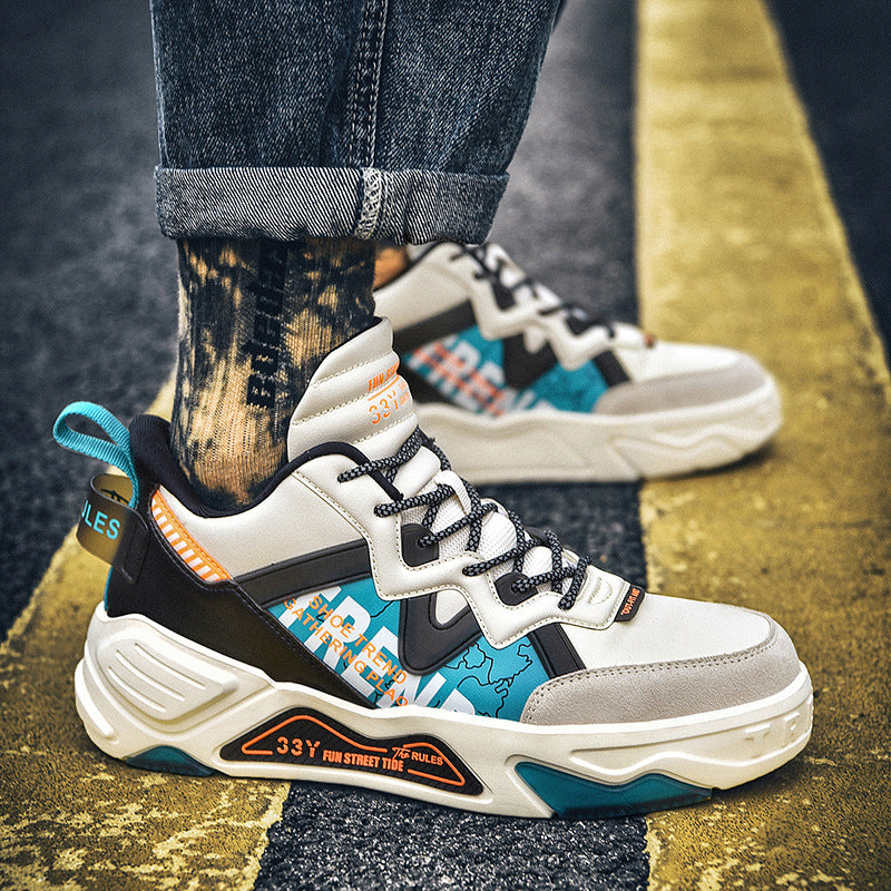 Autumn And Winter New High-top Board Shoes Men