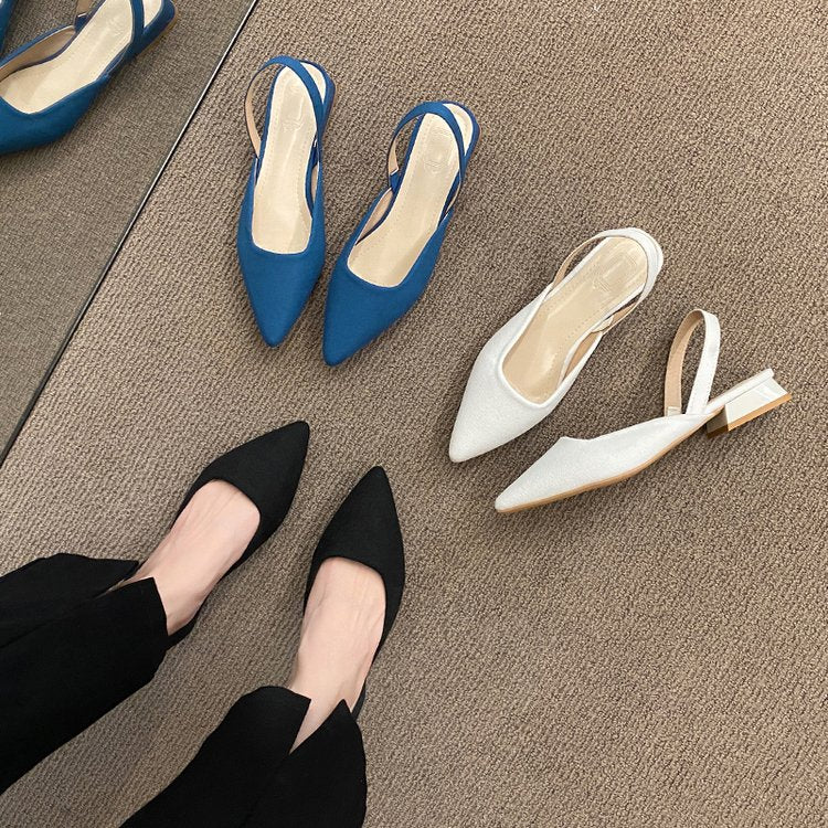 Women's Fashion Personality Solid Color Sandals