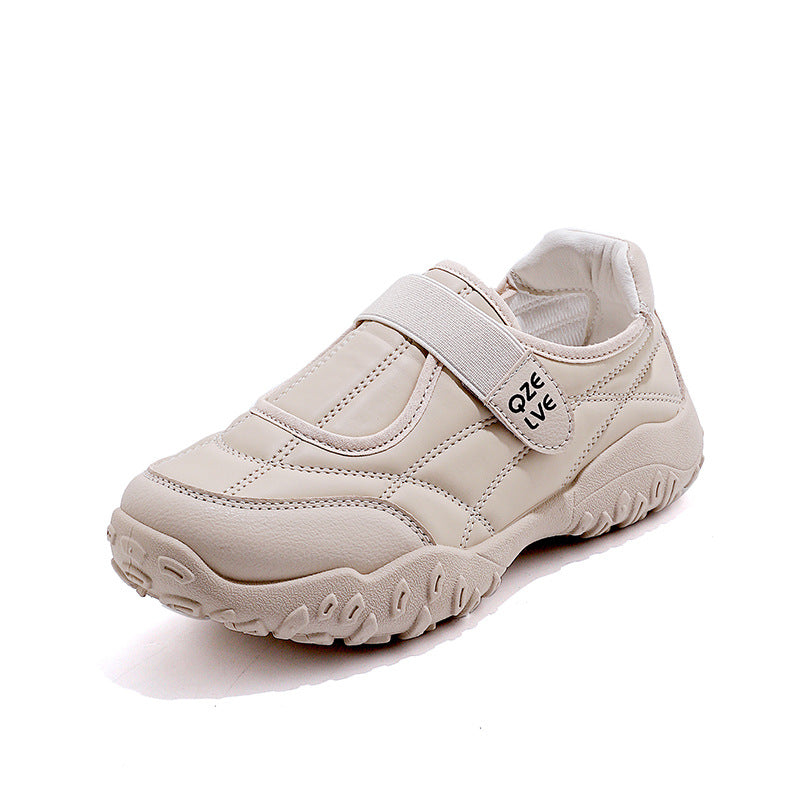 Womens Round-Toe Velcro Casual Sports Mary Jane Shoes
