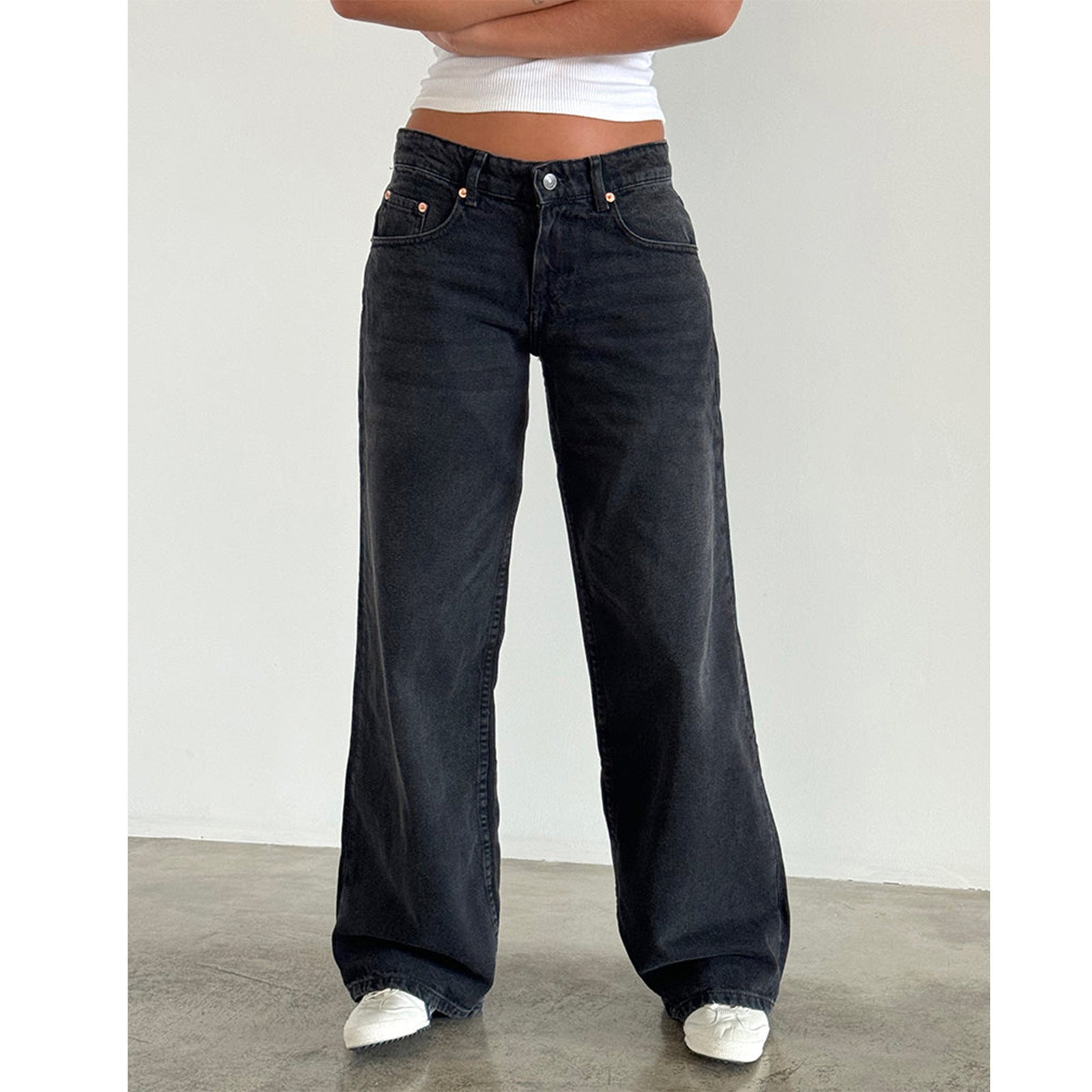 Women's American-style Vintage Straight-leg Jeans
