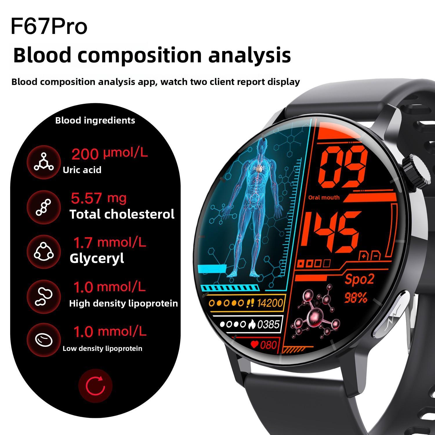 1.41-inch Health Smartwatch Fitness Tracker And Heart Rate-blood Oxygen-blood Pressure-sleep Monitor