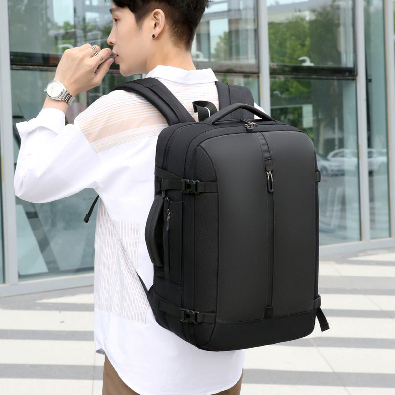 Business Commute Large Capacity Scalable Waterproof Computer Backpack