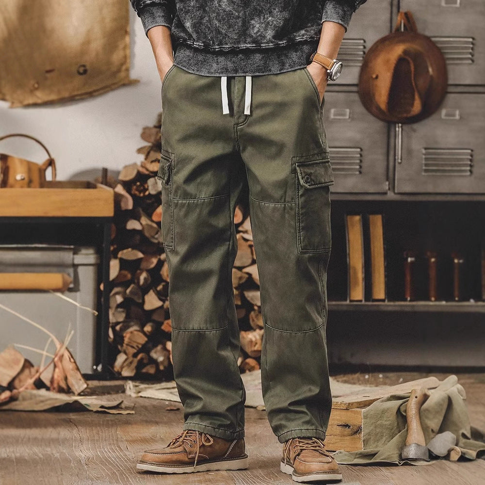 Men's Casual Straight-leg Workwear Pants