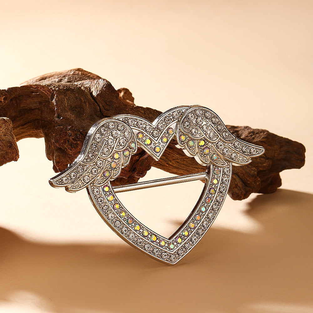 Waist-cinching Accessory Clip For Securing High-end Brooches