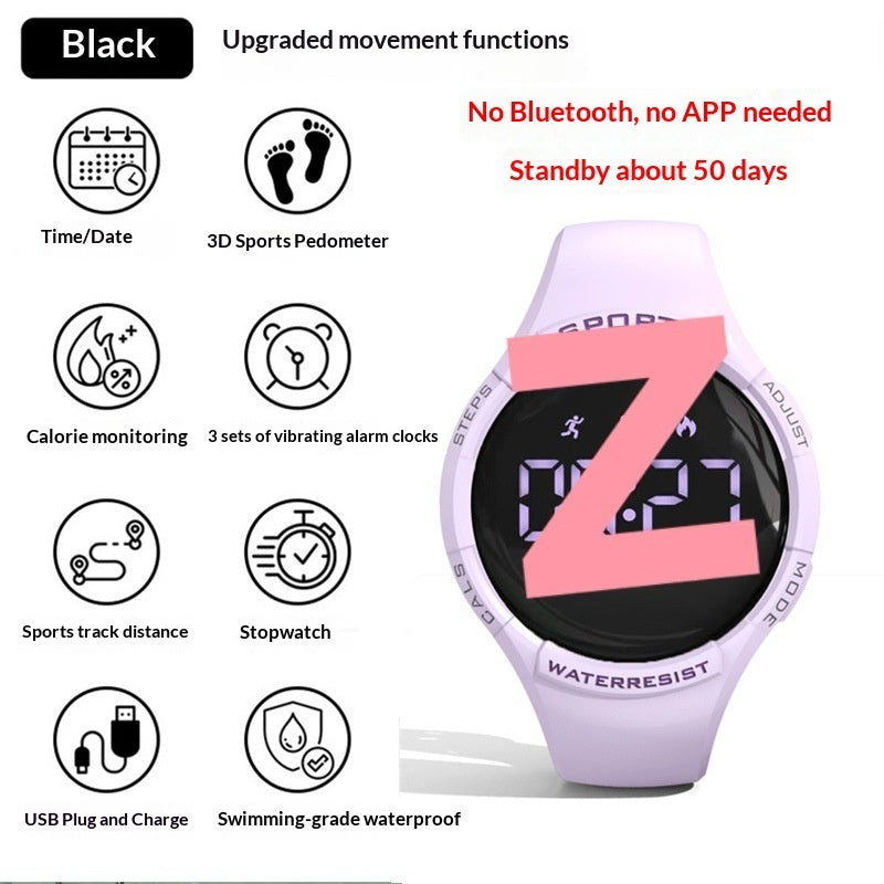 Touchscreen Sports Multifunctional Smart Bracelet Pedometer Heart Rate Monitor Electronic Watch