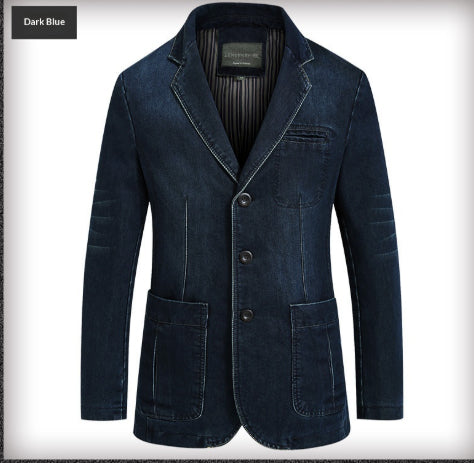 Casual Loose Large Size Youth Denim Suit Jacket