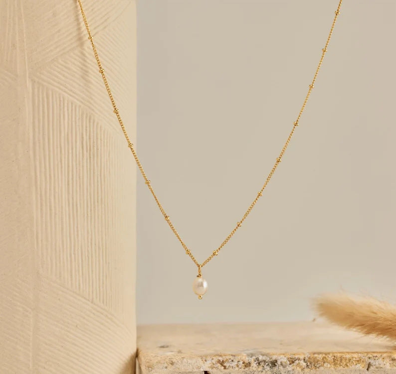 European And American-style 18K Stainless Steel Necklace That Wont Fade