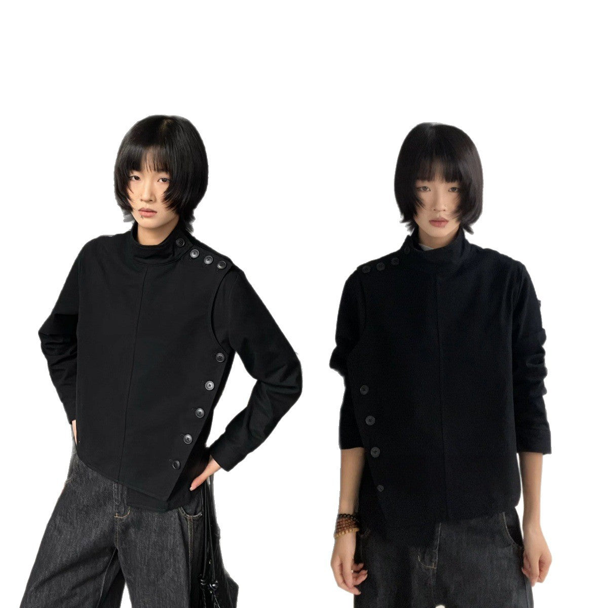 Solid Color Minimalist Style Casual Versatile Jacket