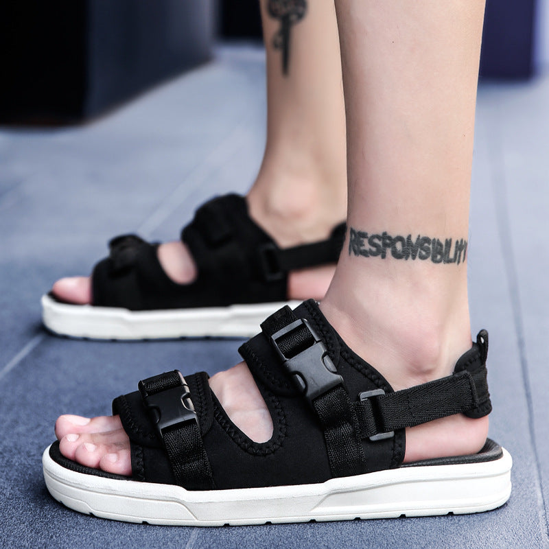 New Two-wear Men's Soft Bottom Casual Slippers