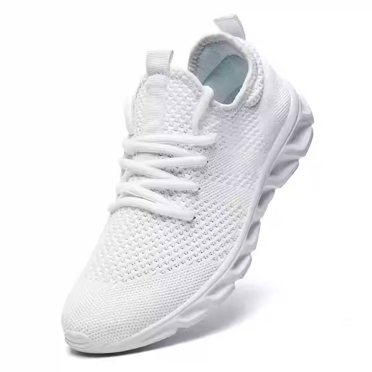 Men Casual Sport Shoes Light Sneakers White Outdoor Breathab