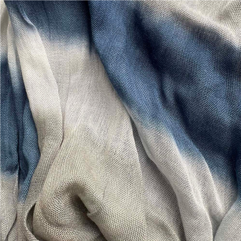 Navy Printed Viscose Scarf ,Versatile Everyday Scarf ,Pairs With All Casual Outfits,Office Appropriate Subtlety For Women Men